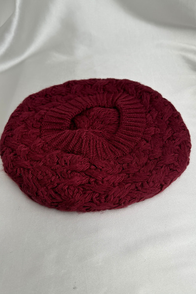 Modex Fluffy Knit Pattern Casual Soft Beanie