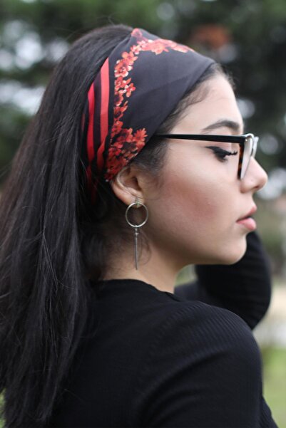 AFVENTE Φουλάρι με σχέδιο μπορντό