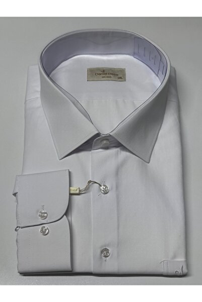 Daniel Bessi Μακρυμάνικο Regular Fit Oversize Ριγέ Κλασικό Ανδρικό Πουκάμισο με Τσέπες GML-490