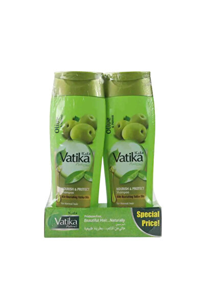 Vatika Nourish & Protect Shampoo, Olive & Henna with Nourishing Oil Shampoo- ...