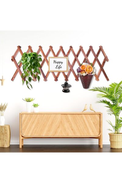 genric سياج حديقة خشبي قابل للتمدد من OneDcor - تعريشة خصوصية قابلة للتعديل (...