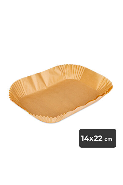 CED AUTO TRADE Baking paper for air fryer - for oven without oil - rectangle - 14 x 22 cm - 50 pcs /