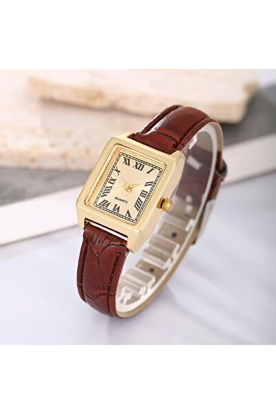 Feronnucci ساعة بقرص عتيق + سوار هدية B230