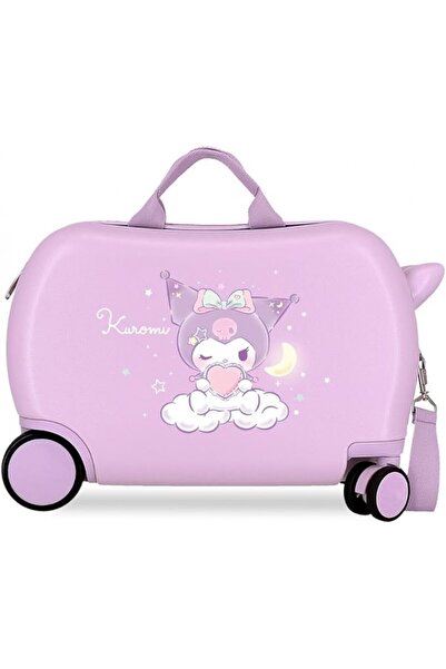 SANRIO Children's suitcase, ride-on, Kuromi Sweet dreams, ABS, 4 wheels, purple, 45x31x20 cm