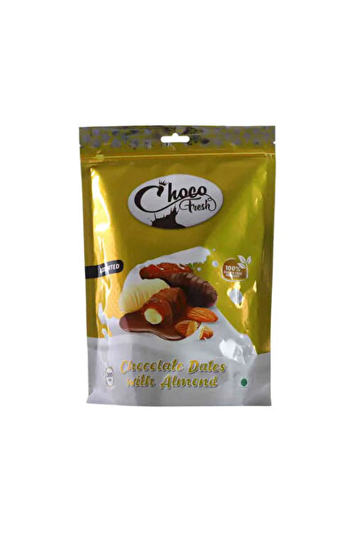 choco تمر شوكولاتة طازج متنوع مع اللوز - عبوة من قطعتين، 300 غرام