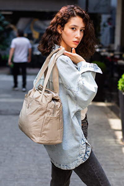 Sanmorris 7004 Stylish and Modern Large Size Women's Hand and Shoulder Bag wi...