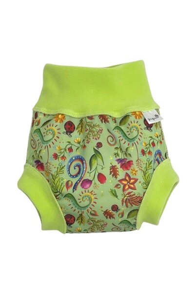 Pupus Pantaloni PUL Pull-Up FLOWERS Model Mărime L