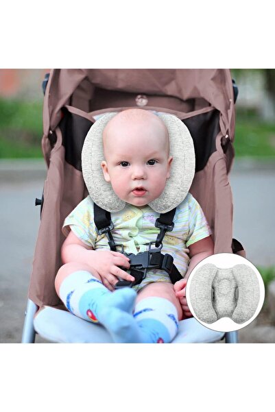 oldlaiben وسادة دعم رأس ورقبة الطفل 2 في 1 على شكل موزة، قابلة للتعديل لتناسب...