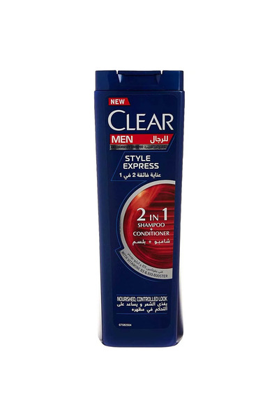 Clear شامبو ستايل إكسبريس 2 في 1 للرجال مضاد للقشرة - 400 مل