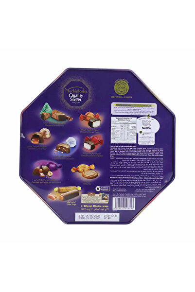 Nestle Mackintoshs Quality Street Chocolate, Assorted Milk, Plain Chocolates & Toffees - 850gms Pack of 2