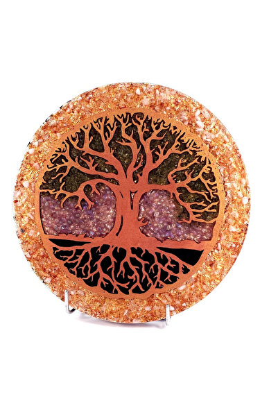 Elvero Tree of life decoration made of natural semi-precious stones
