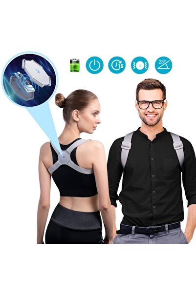 Tenx TenXcor Smart Posture Corrector with Vibration Sensor, Grey, Universal Size