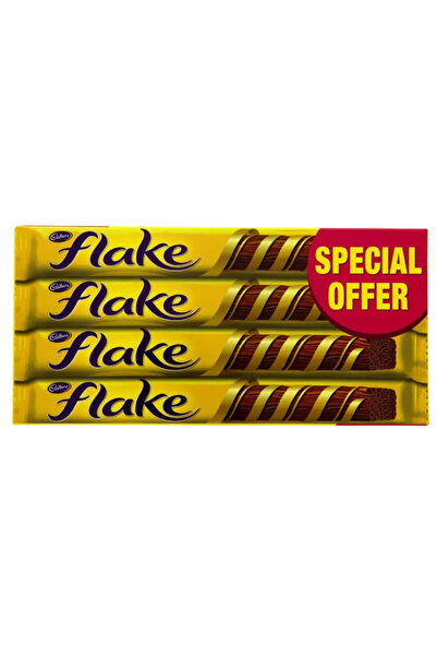 Cadbury Flake Dipped Chocolate Bar- 4X32gms Pack of 2