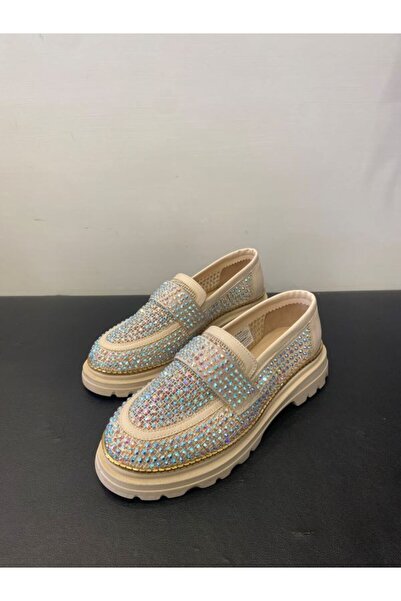 Özay Kadın Taşlı Günlük Babet