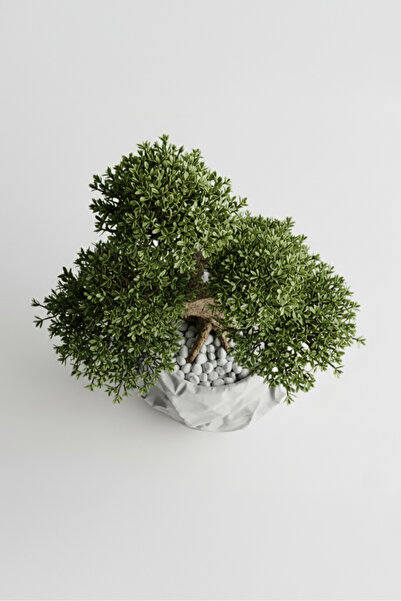 OEM Ghiveci decorativ Crumpled Design, Silver Gray