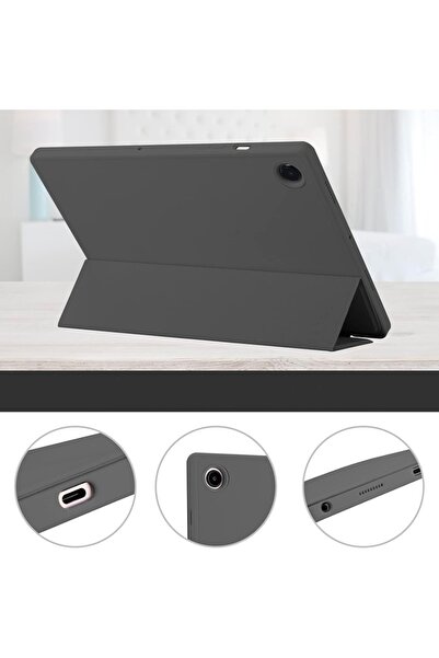 SKYDDAR INNOVATION Tablet case for Samsung Galaxy Tab A8 10.5, Pencil holder, Flex Trifold, sticker set, Light green