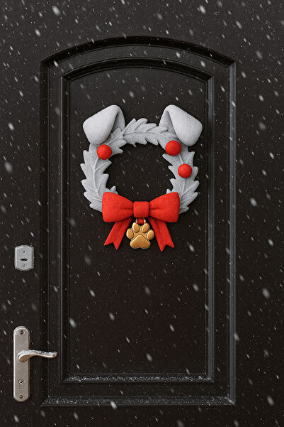 Epic Crafting Coroană de Crăciun 21 cm – Ornament Premium pentru Ușă & Decor ...