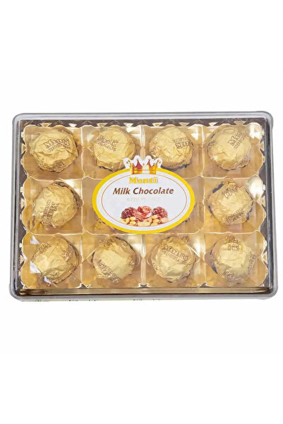 MONTI شوكولاتة مربعة الشكل مع الفول السوداني 150 جرام عبوة من قطعتين