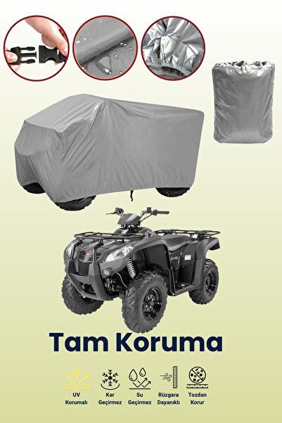 dokaca Grey Kymco Mxu 500 Atv Tarpaulin, Atv Protective Cover
