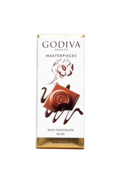 Godiva لوح شوكولاتة بالحليب ماستربيسز بليس - 88 جرام - عبوة من قطعتين
