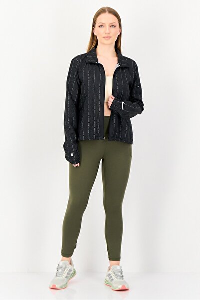 Nike Women Dri-Fit Long Sleeve Running Jacket, Black