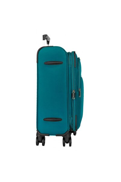 Movom Cabin trolley, Atlanta, textile, expandable, TSA, turquoise green, 37x56x20 cm