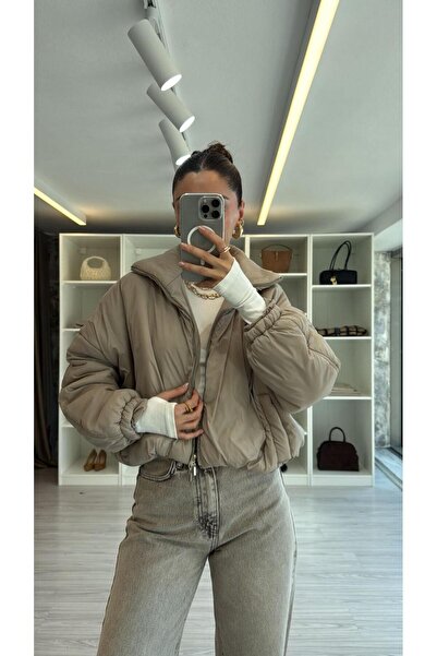 LUUNA STORE معطف رقيق قصة فضفاضة - بيج