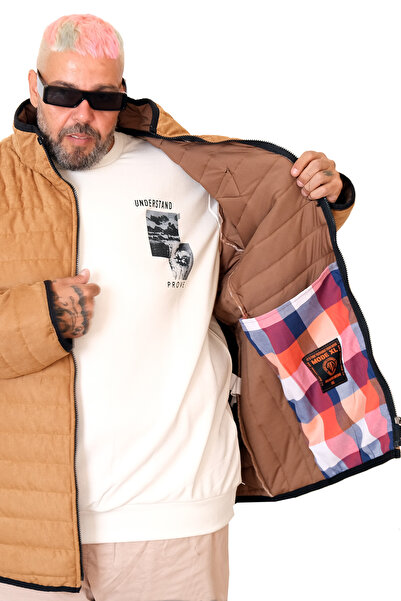 ModeXL Mode XL Large Size Men's Coat Mock Neck 25716