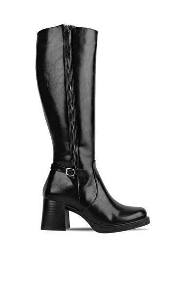 Lal Shoes & Bags حذاء نسائي بكعب عالي وحزام وتفاصيل سحاب من موناست 4293