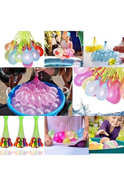 JZS Water Balloons Toys for Kids, 222 Pcs Rapid-Filling Self-Sealing
