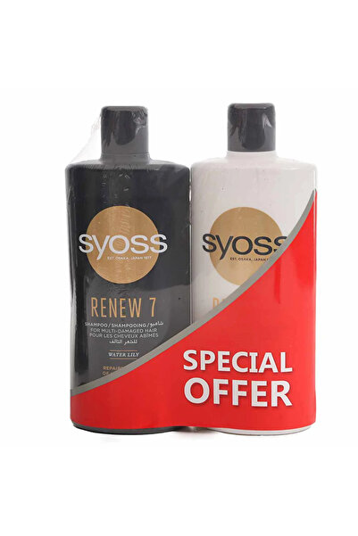 Syoss مجموعة شامبو وبلسم رينيو 7 - 500 مل + 500 مل