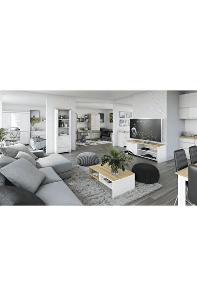 DacEnergy Coffee table 90, white, LINDY