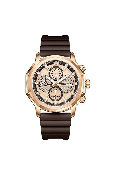 Lee Cooper LC08238.472 Erkek Kol Saati – Multifonksiyon, Silikon Kordon