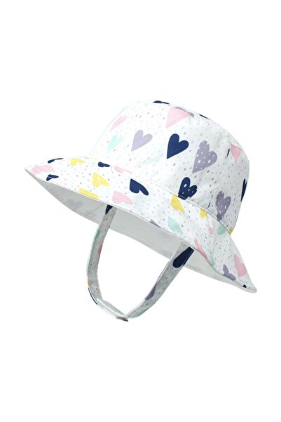 REDQUIT ® Sun Hat, Double Sided, UPF50+, Babies, White, 1-3 Years