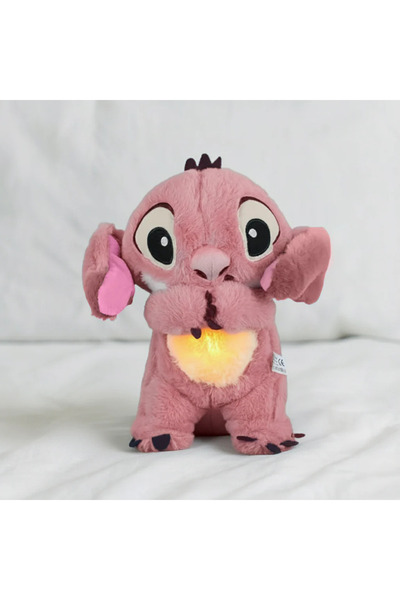 UykuPof Nefes Alan Peluş Uyku Arkadaşı Stitch (Mavi-Pembe)