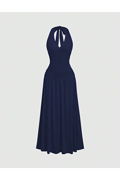 Sheya Rochie maxi Shein, bleumarin