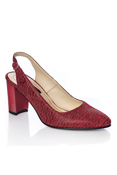 Catinca Shoes Women's sandals made of genuine leather – Red Dots – V 7 ROP