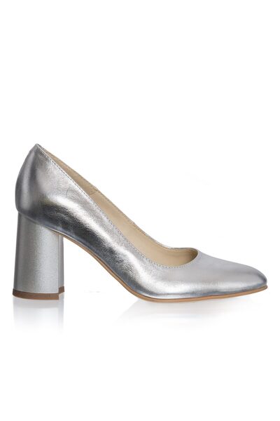 Catinca Shoes Pantofi din piele pentru femei – Argintiu perlat – R 11 AS
