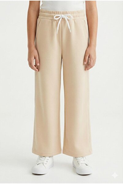 Kalyoncu Butik Striped Sweatpants Two Strings Compact Fabric