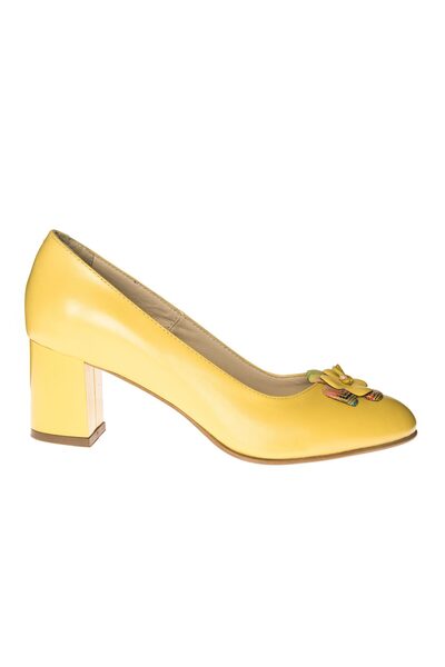 Catinca Shoes Women's Leather Shoes – Yellow – R 6 G