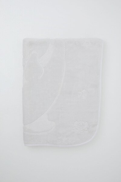 golden kids Golden Golden Newborn Baby Blanket Emboss Embossment Dolphin Fish Printed Standard, Light Gray