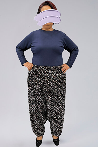 BNZ TEKSTİL Crispy Patterned Viscose Fabric Women's Shalwar