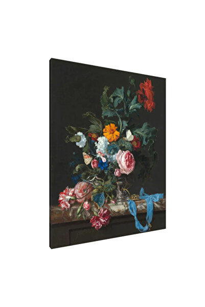 PozaTablou Pictură pe pânză: Eleganță înfloritoare 20x20 cm