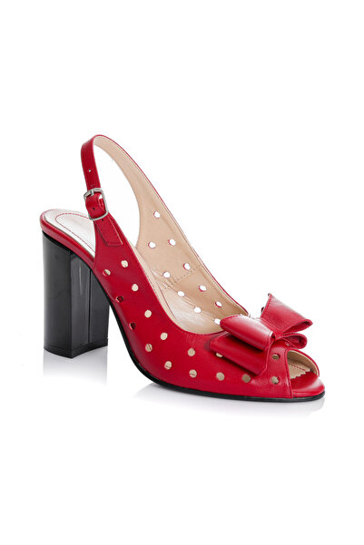 Catinca Shoes Women's leather sandals - Red Box - F 24 RB