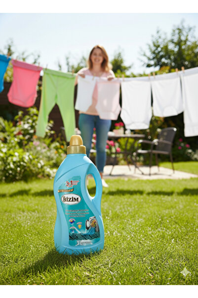 Can Bizim Sıvı Çamaşır Deterjanı Beyazlar ve Yünlüler İçin 3L (50+ Yıkama)