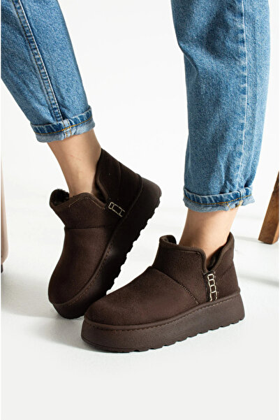 Cozi company Дамски зимни ботуши с неплъзгаща се подметка, плюшена подплата, топли и удобни