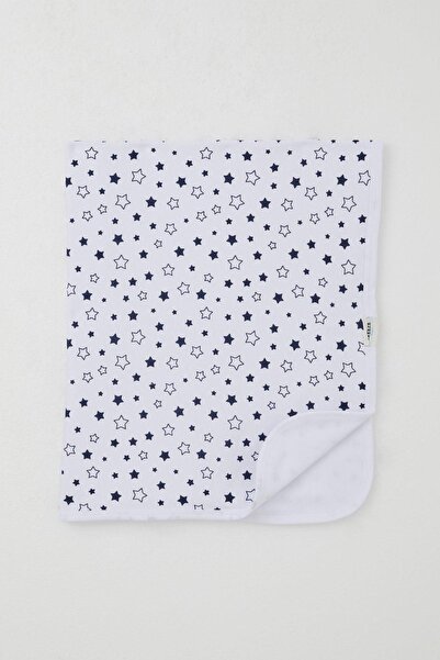 Breeze Newborn Baby Blanket Star Pattern Standard, White