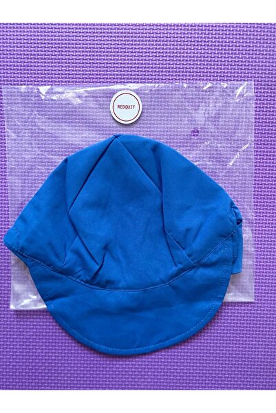 REDQUIT ® Sun Hat with Neck Protection, Adjustable, Babies, UPF 50+, Blue