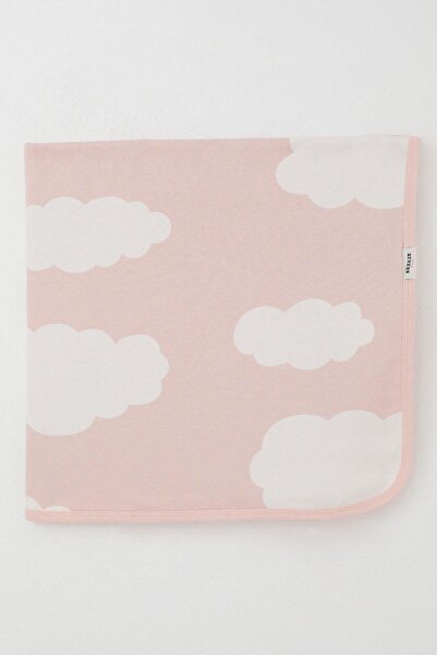 Breeze Newborn Baby Blanket Cloud Patterned Standard, Pink