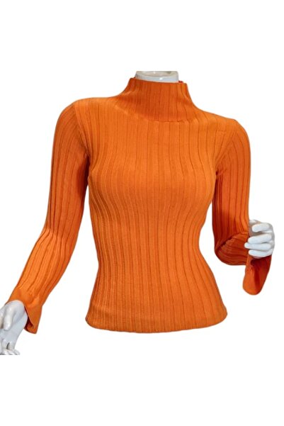 1way بلوزه شتويه برقبه عاليه واكمام طويله